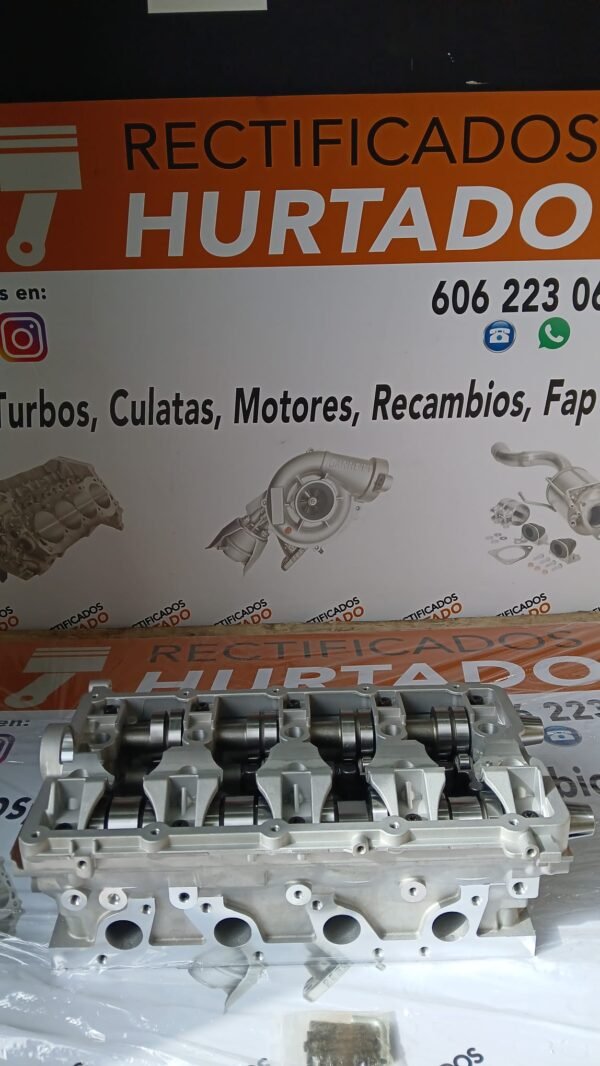 Culata Completa Motor BKD – Nueva – Marca RH PARTS – Con Árboles de Levas y Taqués - Imagen 4